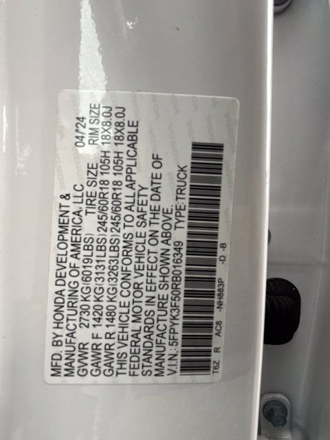 Used 2024 Honda Ridgeline RTL image 31