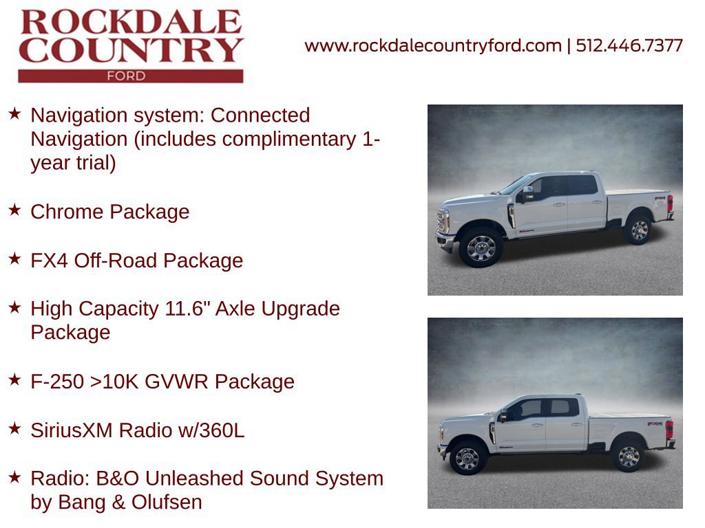 Certified 2024 Ford F250 King Ranch w/ Chrome Package AWD/4WD image 8