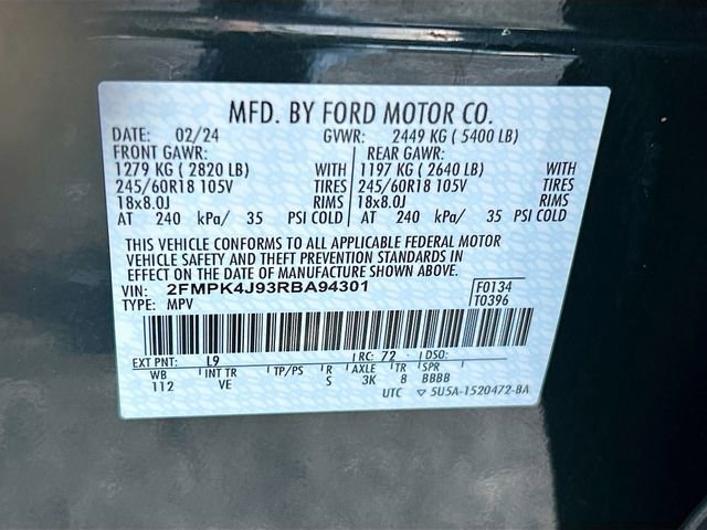 Certified 2024 Ford Edge SEL image 31