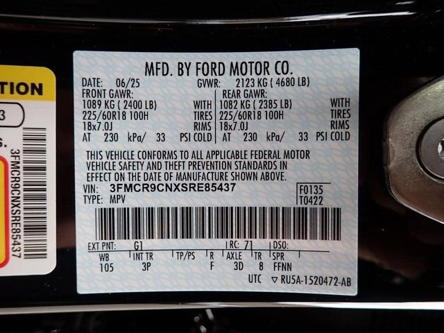 Certified 2025 Ford Bronco Sport Outer Banks w/ Outer Banks Tech Package+ image 23