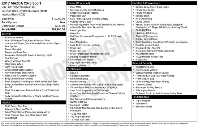 Used 2017 MAZDA CX-3 Sport image 4