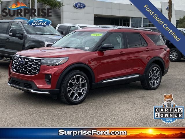 Certified 2025 Ford Explorer Platinum w/ Ultimate Package