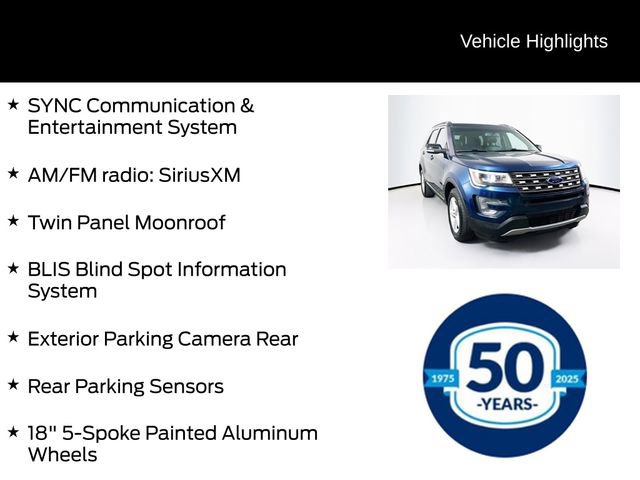 Certified 2017 Ford Explorer XLT w/ Equipment Group 202A AWD/4WD image 11