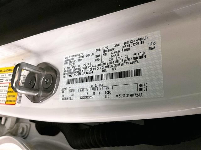 Certified 2020 Ford Escape SE AWD/4WD image 32
