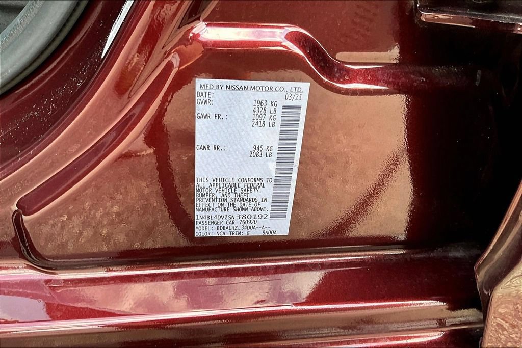 Used 2025 Nissan Altima 2.5 SV FWD image 20