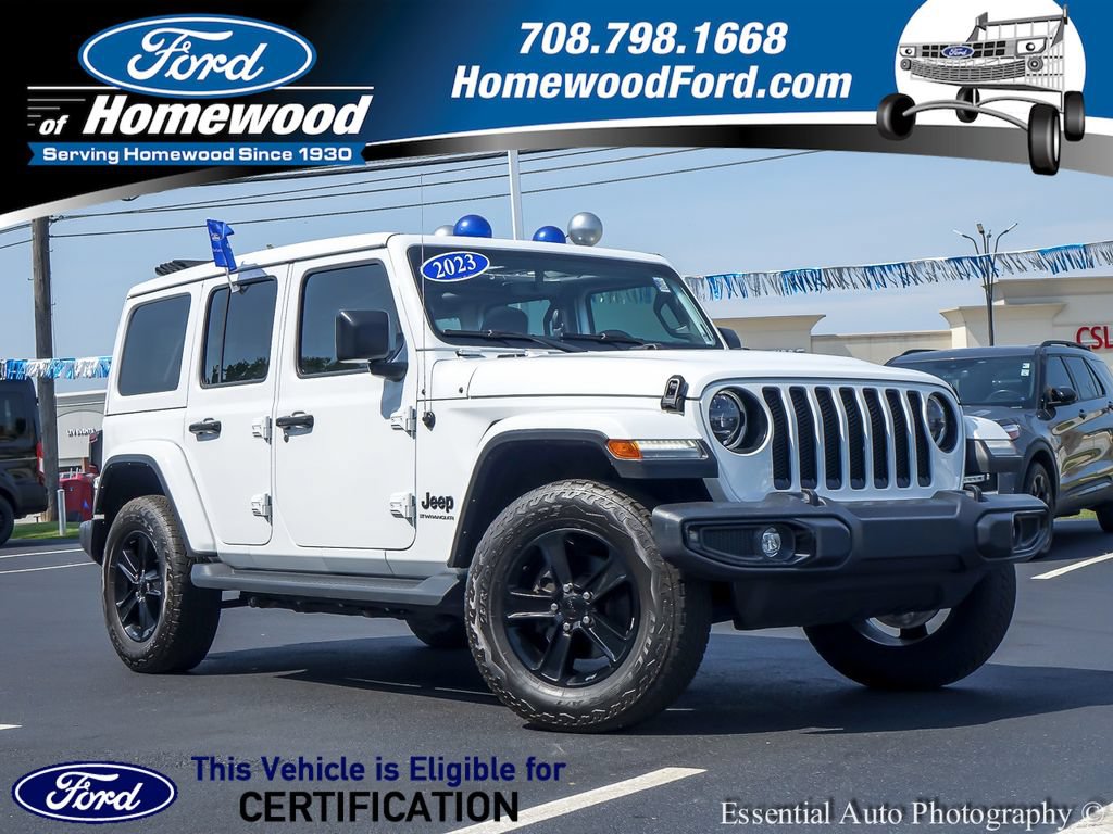 Used 2023 Jeep Wrangler Unlimited Sahara AWD/4WD image 1
