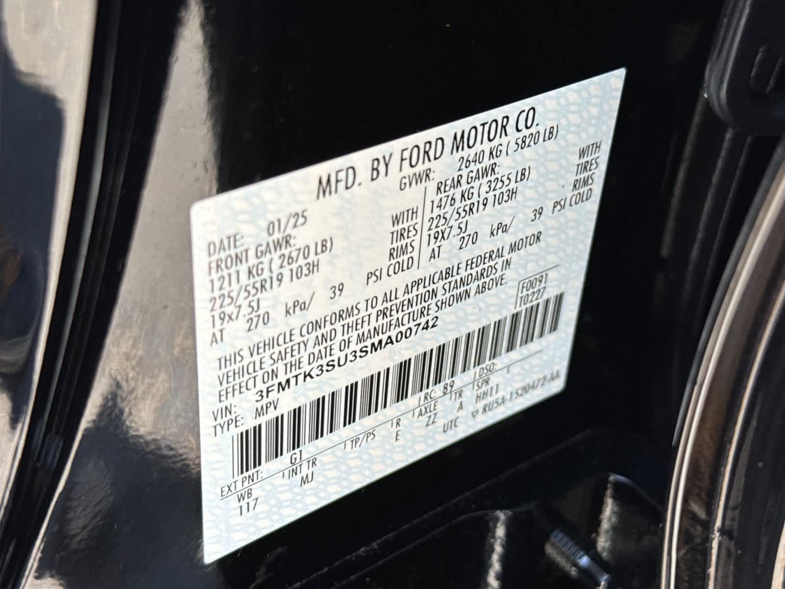 Certified 2025 Ford Mustang Mach-E Premium w/ Sport Appearance Package AWD/4WD image 30