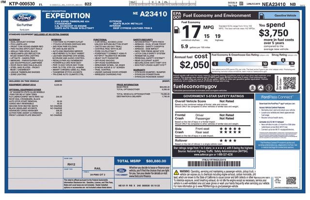 Certified 2022 Ford Expedition Timberline AWD/4WD image 42