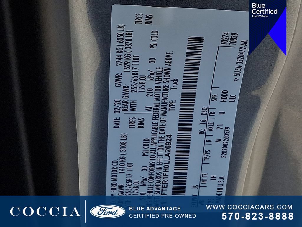 Certified 2020 Ford Ranger XLT w/ Equipment Group 301A Mid AWD/4WD image 26