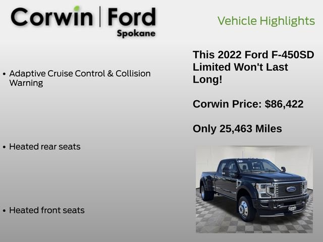 Certified 2022 Ford F450 Limited w/ FX4 Off-Road Package AWD/4WD image 13