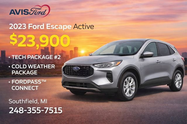 Certified 2023 Ford Escape Active w/ Tech Pack #2