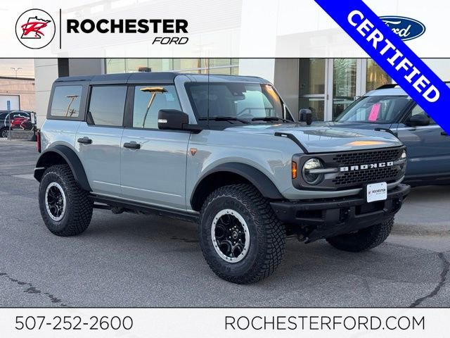 Certified 2022 Ford Bronco Badlands w/ Sasquatch Package