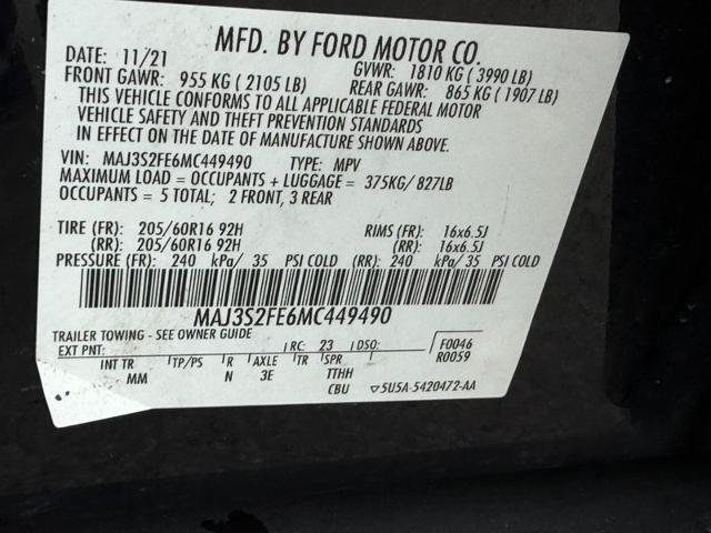 Certified 2021 Ford EcoSport S FWD image 20