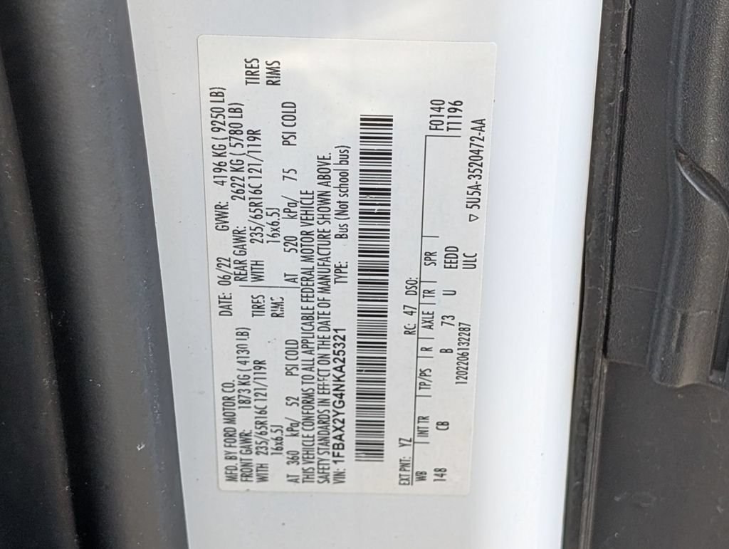 Certified 2022 Ford Transit 350 XLT RWD image 54