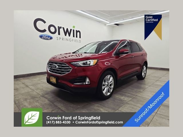 Certified 2021 Ford Edge Titanium w/ Class II Trailer Tow Package