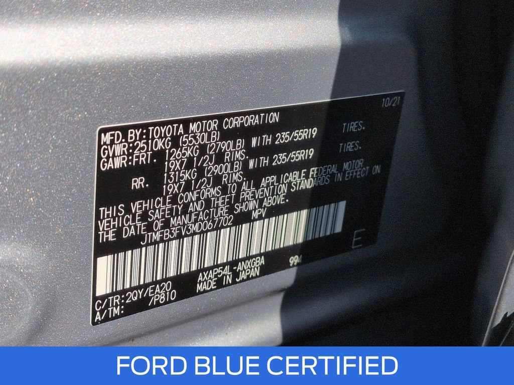 Used 2021 Toyota RAV4 XSE w/ Premium Package AWD/4WD image 33