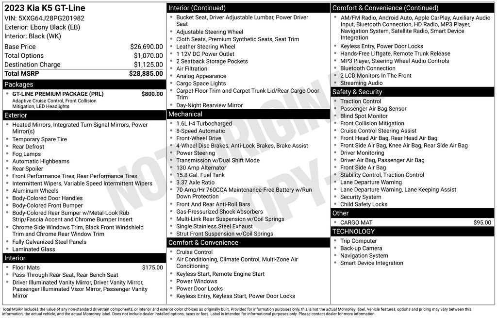 Used 2023 Kia K5 GT-Line w/ GT-Line Premium Package image 32