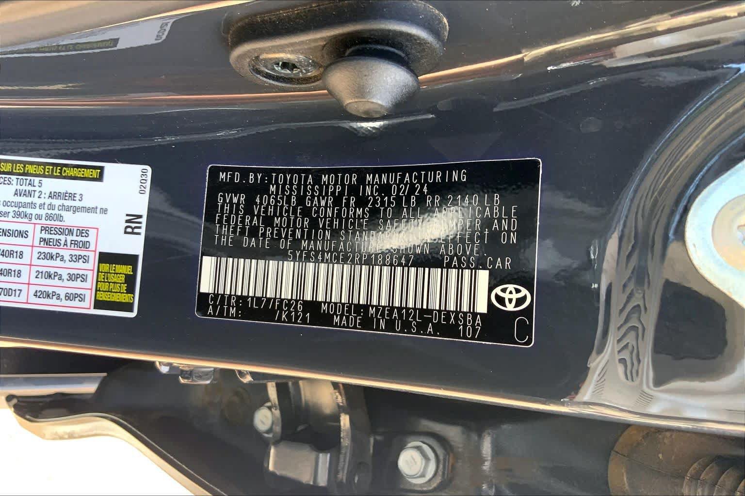 Used 2024 Toyota Corolla SE FWD image 37