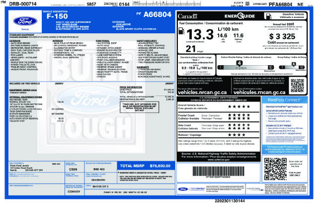 Certified 2023 Ford F150 Tremor AWD/4WD image 6