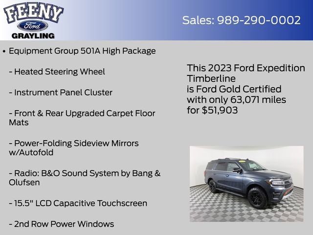Certified 2023 Ford Expedition Timberline image 16