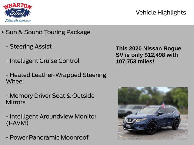 Used 2020 Nissan Rogue SV FWD image 6
