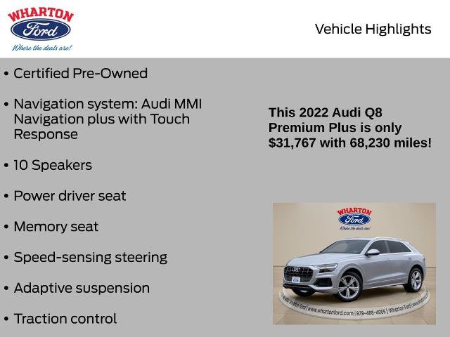 Used 2022 Audi Q8 Premium Plus AWD/4WD image 5