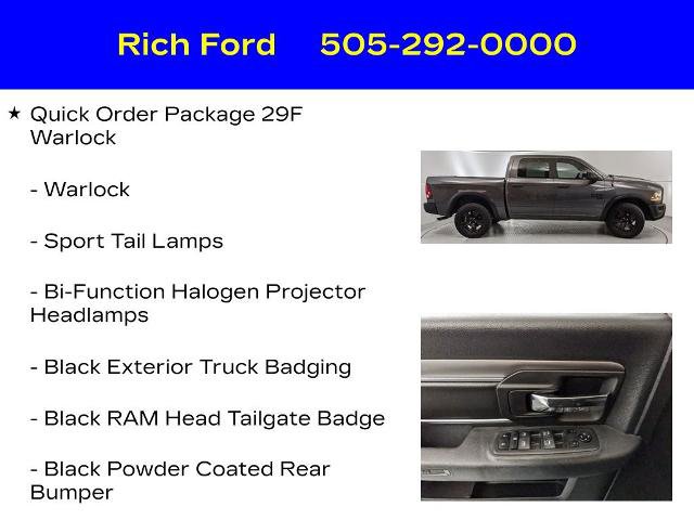 Used 2021 RAM 1500 Classic Warlock w/ Electronics Group AWD/4WD image 11