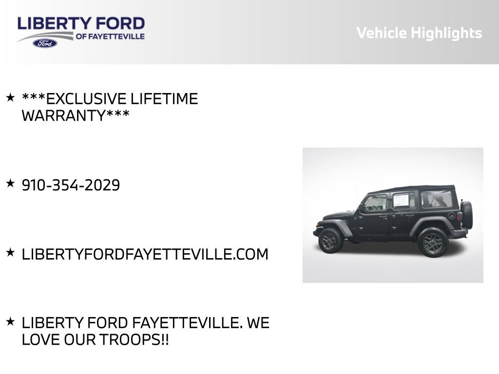 Used 2024 Jeep Wrangler Unlimited Sport AWD/4WD image 5