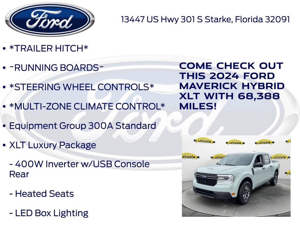 Certified 2024 Ford Maverick XLT w/ XLT Luxury Package FWD image 17