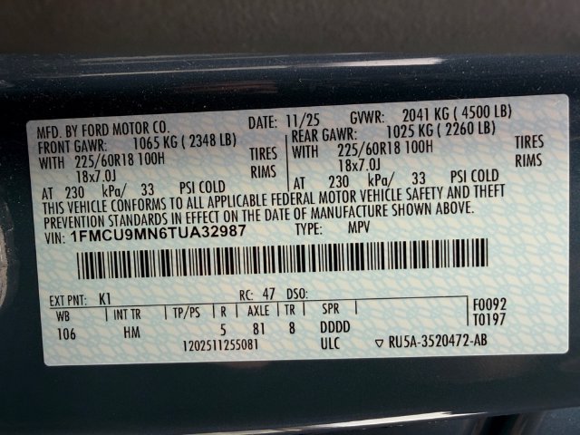 Certified 2026 Ford Escape ST-Line w/ Tech Pack #1 AWD/4WD image 25