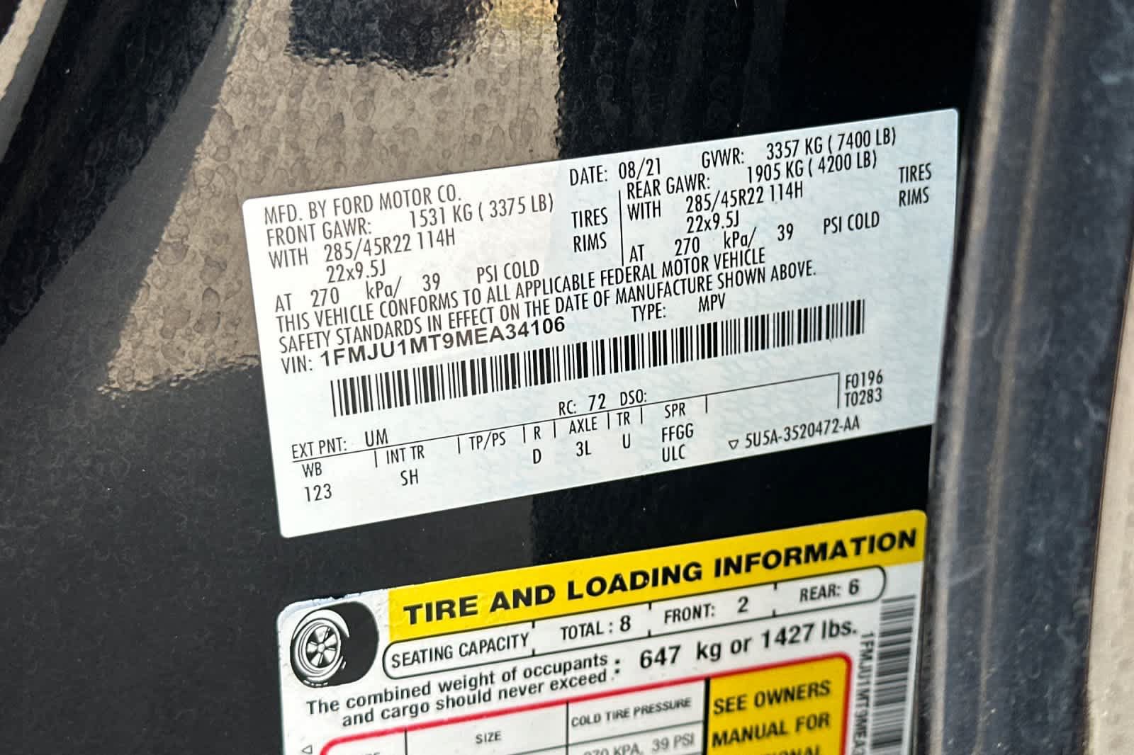 Certified 2021 Ford Expedition Platinum AWD/4WD image 30