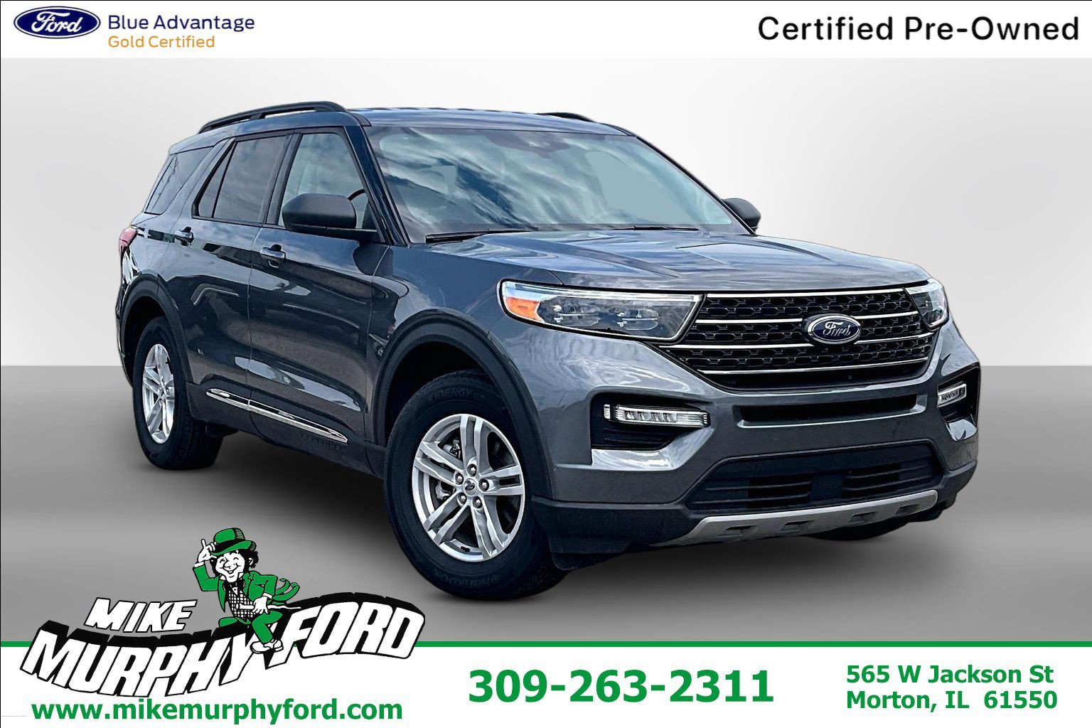 Certified 2023 Ford Explorer XLT w/ Equipment Group 202A AWD/4WD image 1