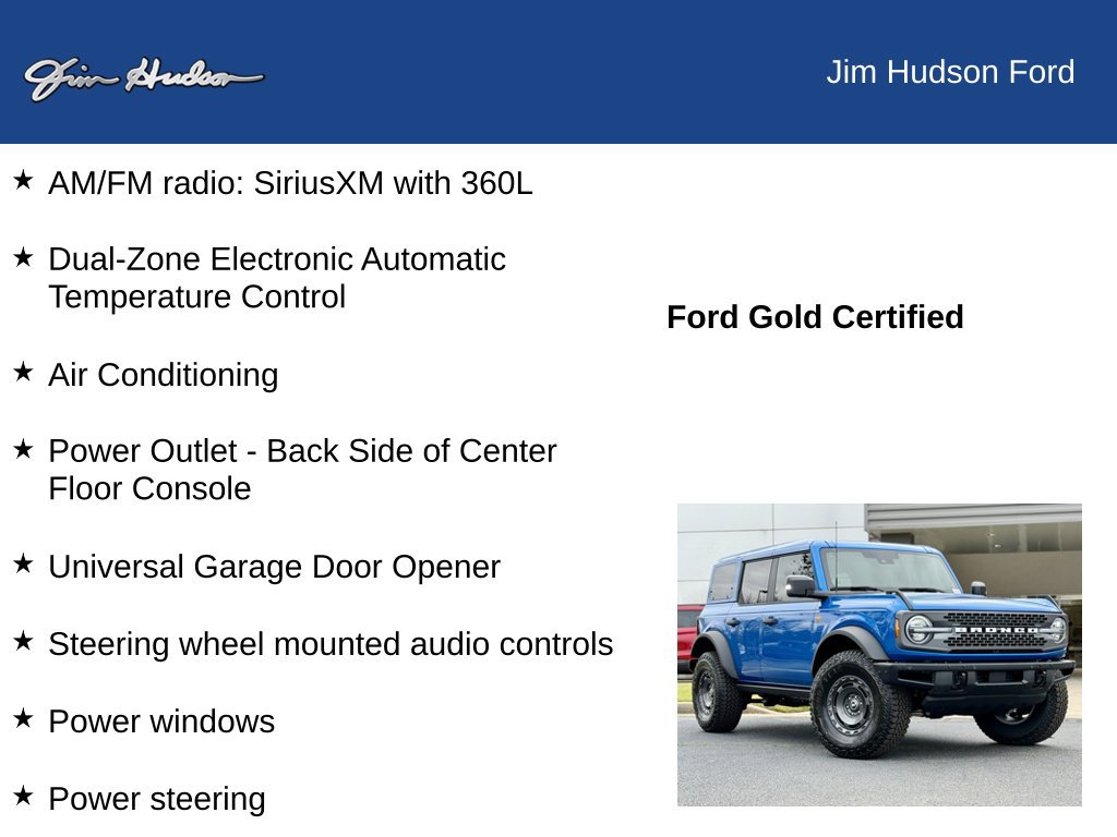 Certified 2025 Ford Bronco Badlands AWD/4WD image 13
