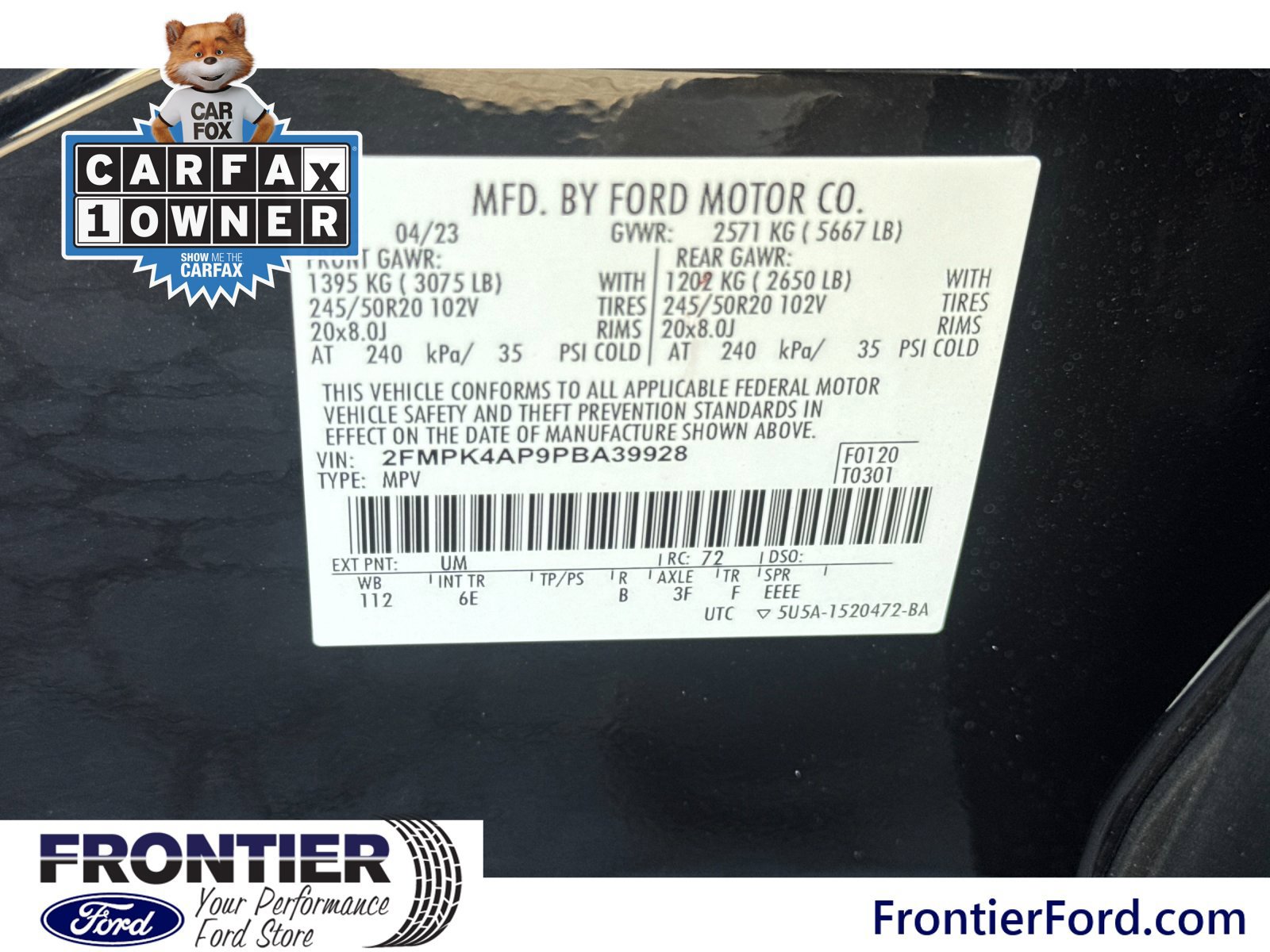Certified 2023 Ford Edge ST AWD/4WD image 29