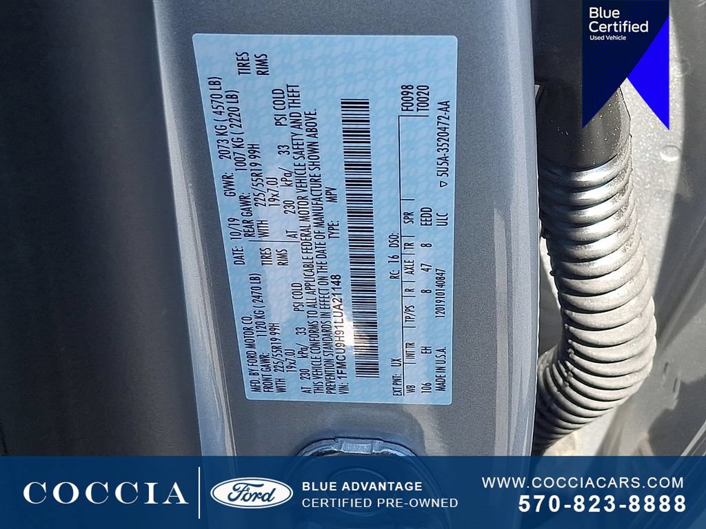 Certified 2020 Ford Escape SEL AWD/4WD image 26
