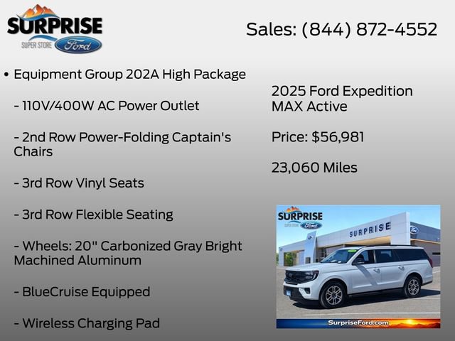 Certified 2025 Ford Expedition Max Active AWD/4WD image 7
