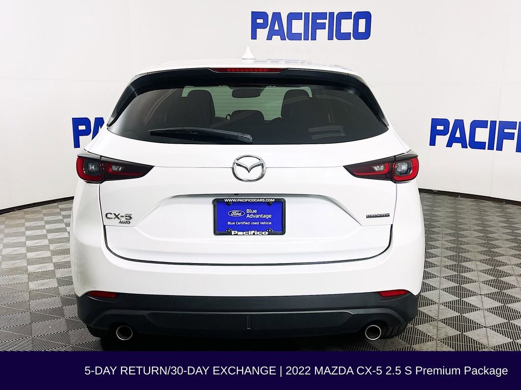 Used 2022 MAZDA CX-5 AWD 2.5 S w/ Premium Package image 7