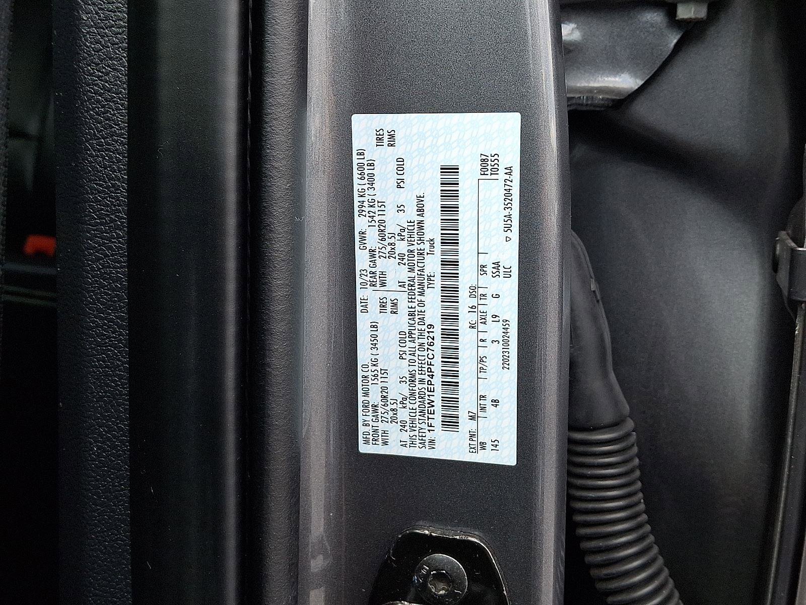 Certified 2023 Ford F150 XLT w/ Equipment Group 302A High AWD/4WD image 28