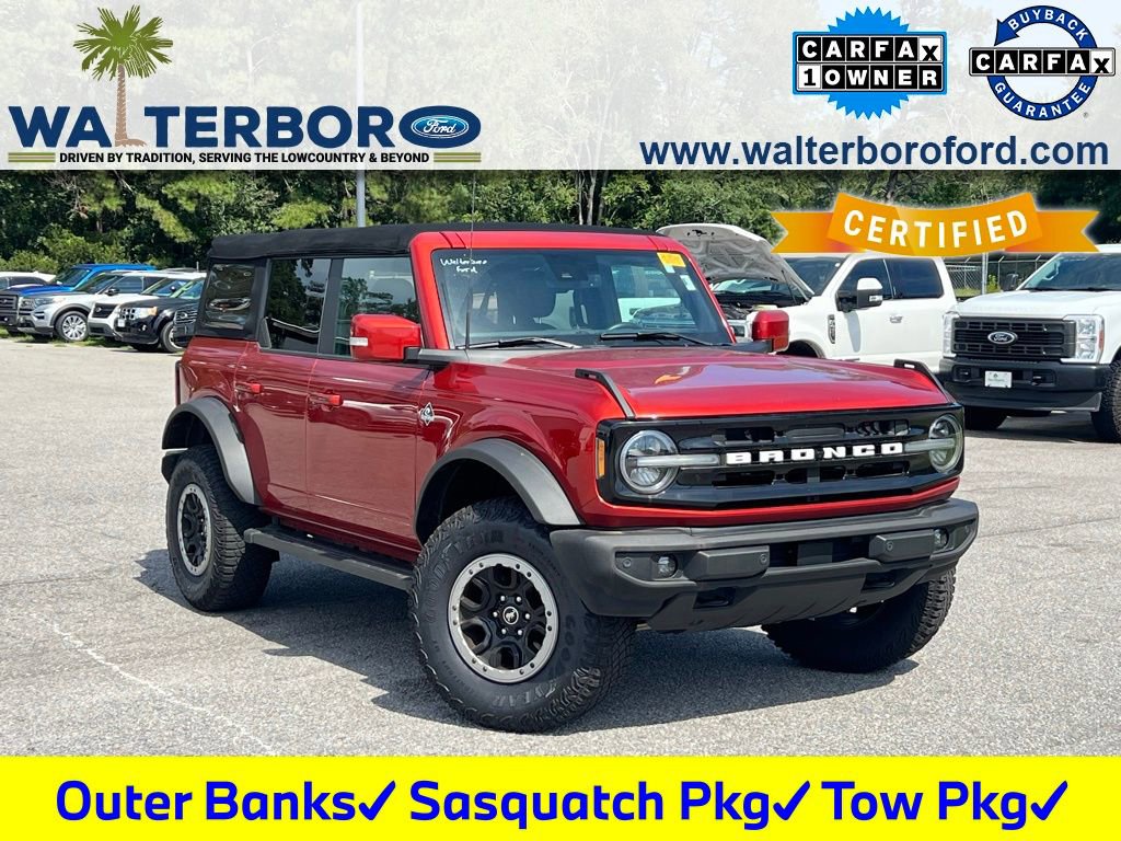 Certified 2022 Ford Bronco Outer Banks w/ Sasquatch Package
