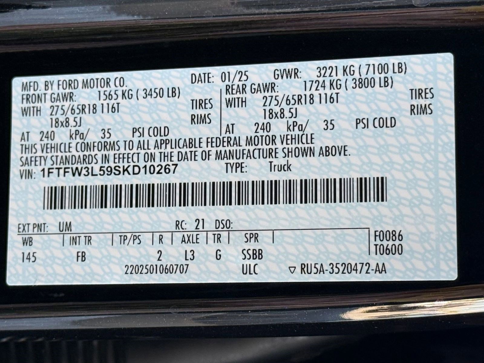 Certified 2025 Ford F150 XLT w/ Equipment Group 302A MID image 23