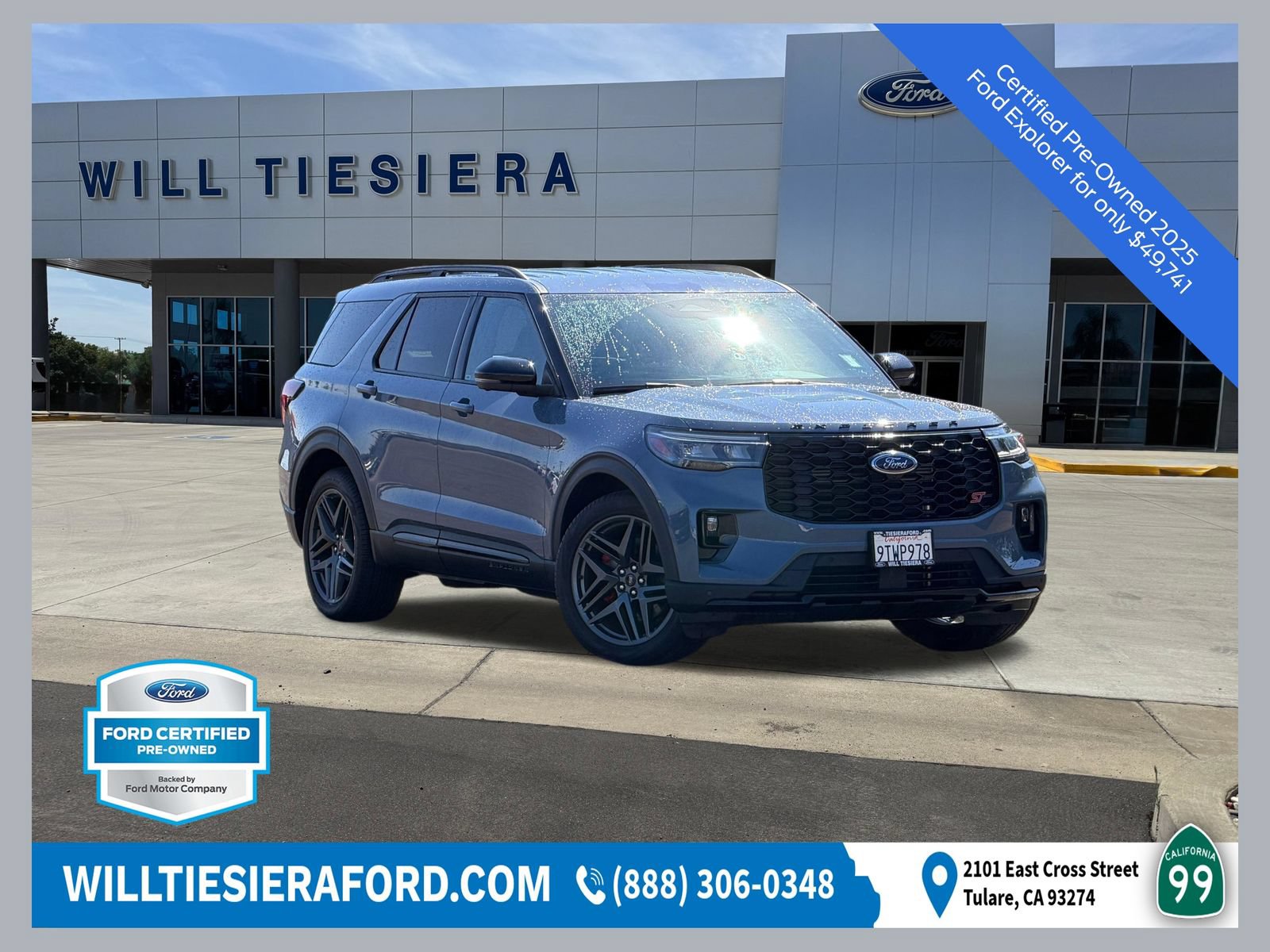 Certified 2025 Ford Explorer ST