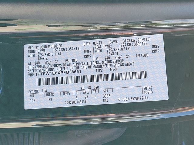 Certified 2023 Ford F150 XLT w/ Equipment Group 302A High AWD/4WD image 18