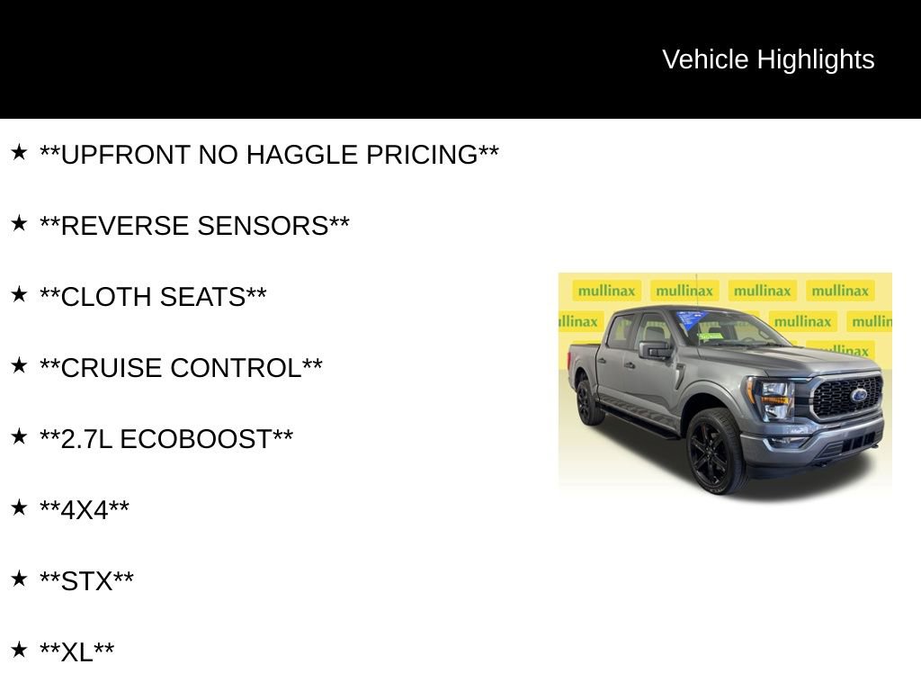Certified 2023 Ford F150 XL w/ STX Appearance Package AWD/4WD image 12