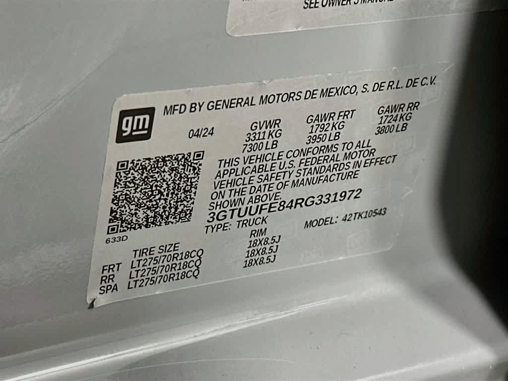 Used 2024 GMC Sierra 1500 AT4X AWD/4WD image 23