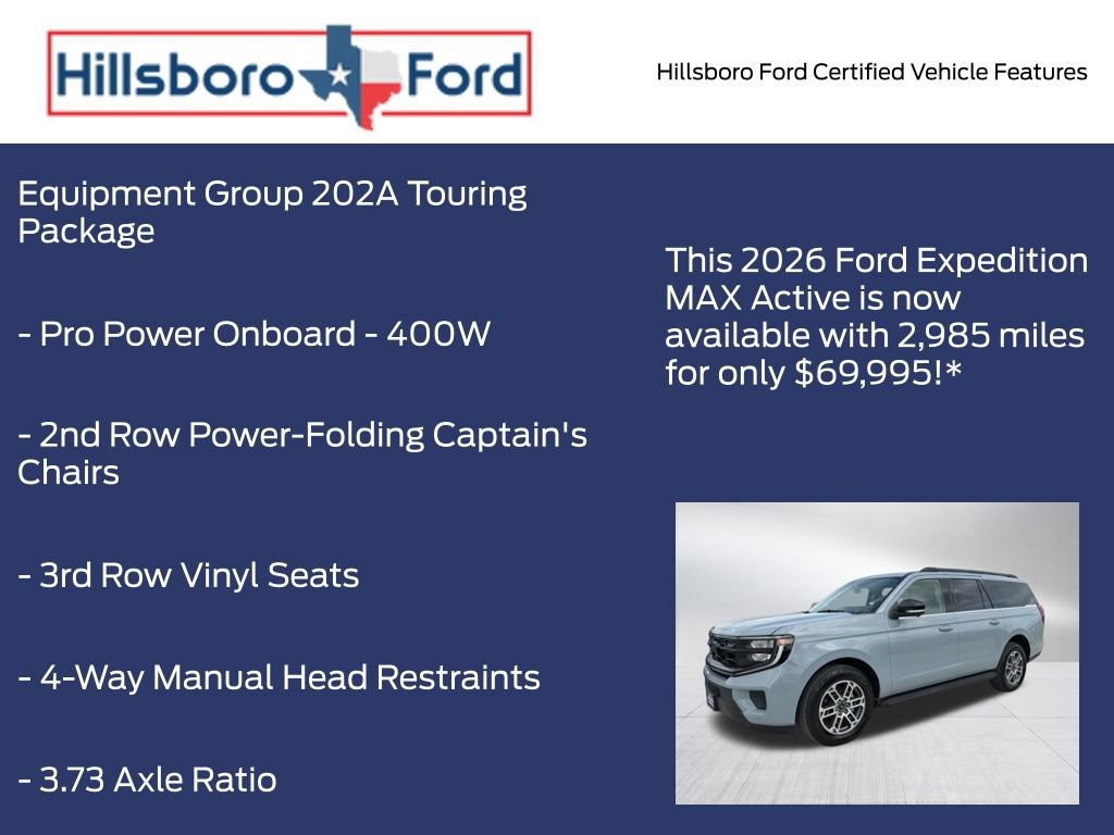 Certified 2026 Ford Expedition Max Active AWD/4WD image 5