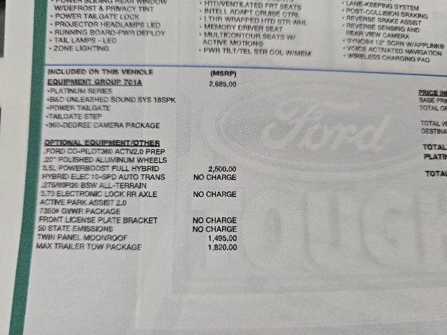 Certified 2021 Ford F150 Platinum w/ Equipment Group 701A High image 33