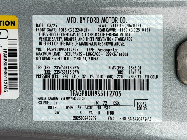 Certified 2025 Ford Mustang Premium RWD image 37
