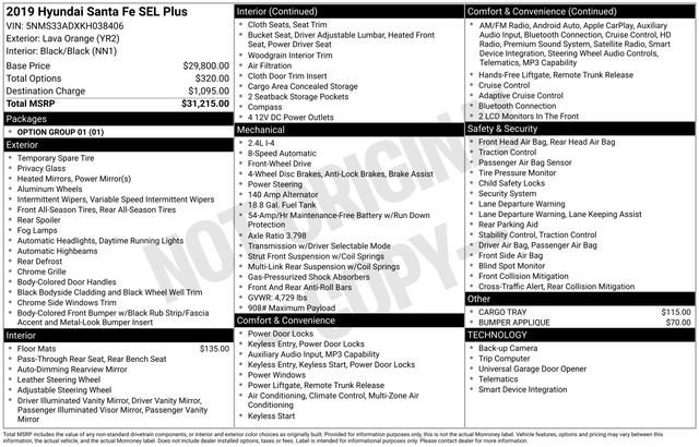 Used 2019 Hyundai Santa Fe SEL image 8