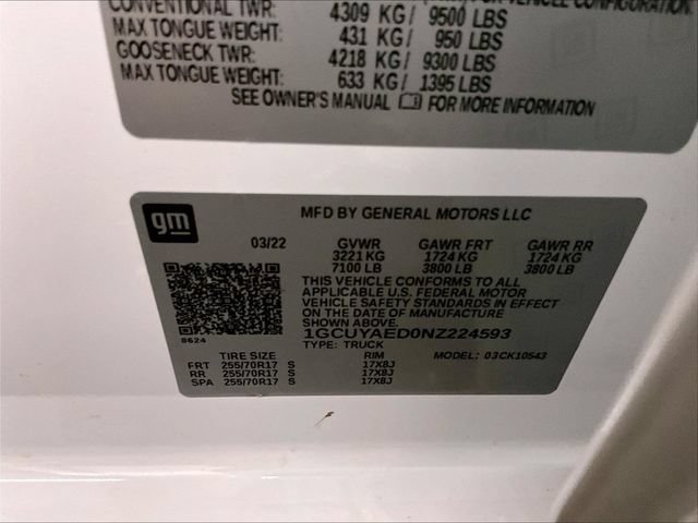 Used 2022 Chevrolet Silverado 1500 W/T AWD/4WD image 33
