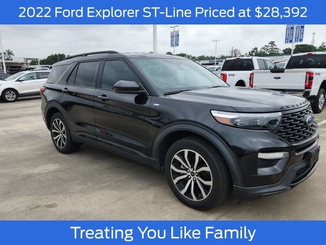 Certified 2022 Ford Explorer ST-Line w/ Class IV Trailer Tow Package